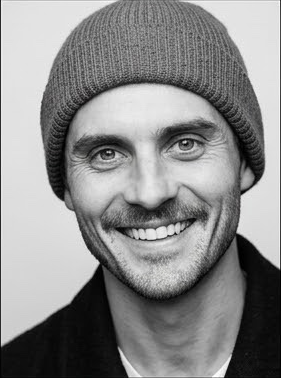 Black and white — beanie, warm smile