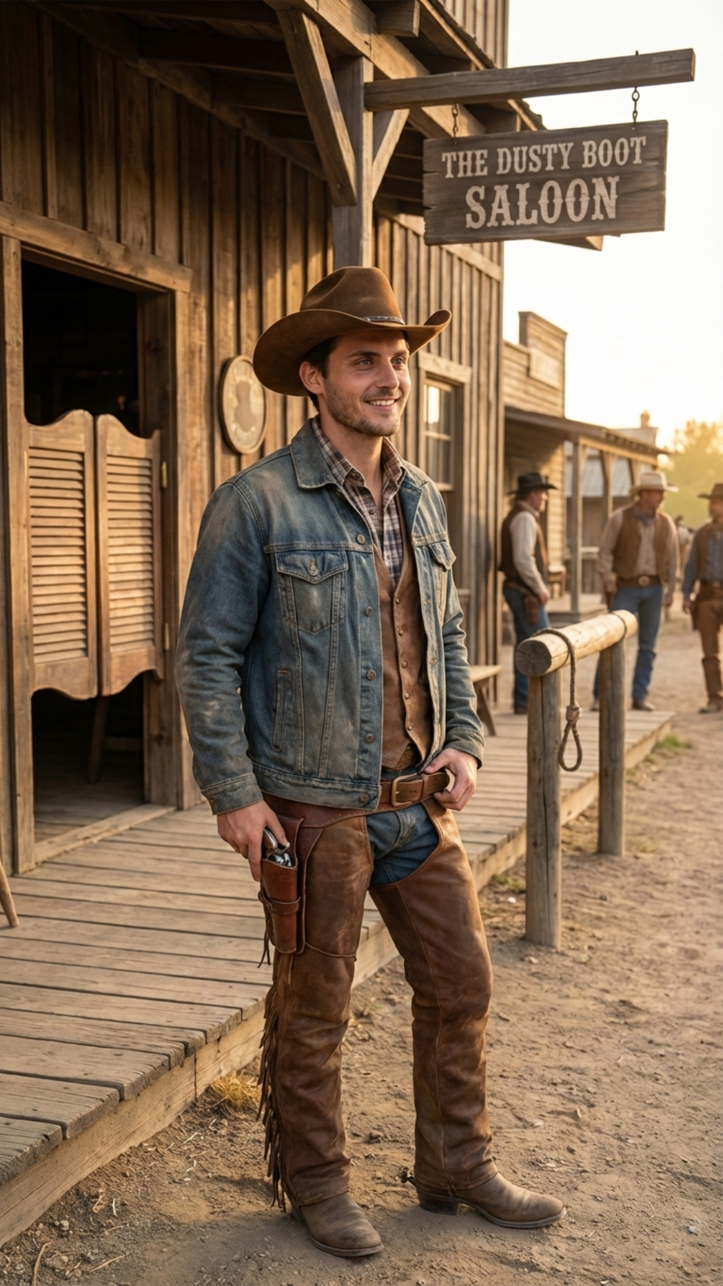 Western cowboy character